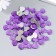 Decor for creativity Plastic "Rhinestial Balt. Lilac" set 40 pcs 1.3x2.4 cm