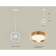 Ambrella Light, Traditional Diy, XB9118103, GX53, white sand color, yellow polished gold.