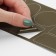 A set of patch for outerwear, adhesive, sheet 10 × 18 cm, 10 pcs, khaki color