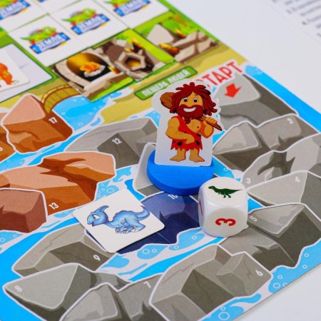 Board game "Land of dinosaurs"-4
