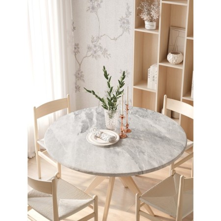 The tablecloth “Unknown nebula”, round, oxford, elastic band, size 140x140 cm, diameter 105-120 cm-2