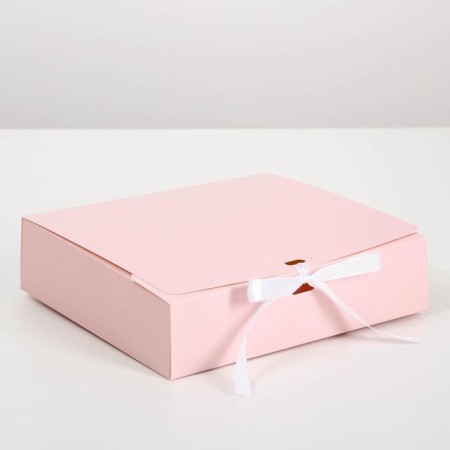 Gift folding box, packaging, “pink”, 31 x 24.5 x 8 cm, without tape-2