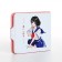 Wallet on the button, the color is blue