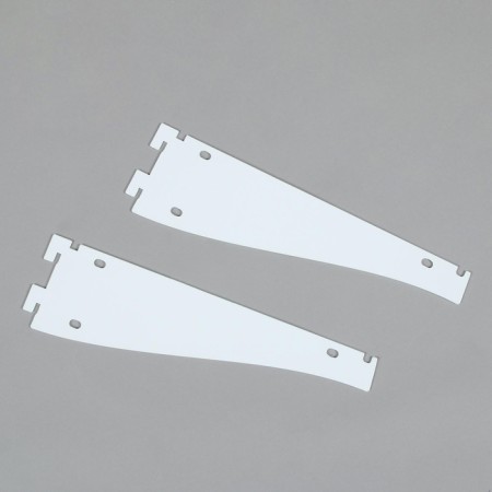 Roathelfrower bracket, 30 cm, for shelf with perforation, white color-6