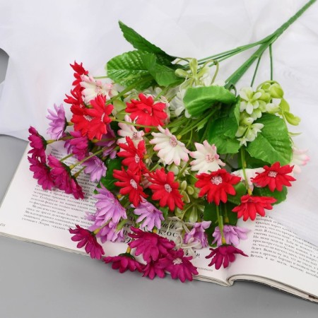 Букет "Клематис рубенс" 3х27 см, микс-4