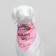 Animal scarf "Happy birthday", 15 x 12 x 1 cm, pink