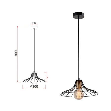 Lamp MoonLight 5150-201 1he27 40W-3