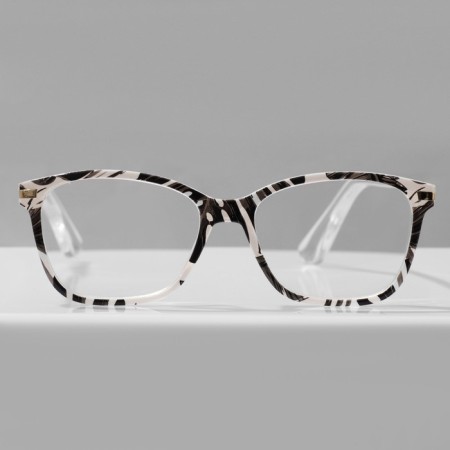 Ready glasses GA0409 (color: C3 white, black; diopter: + 1; Toning: no)-2