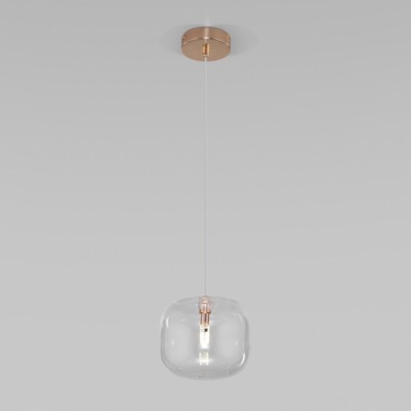 Suspended lamp with a glass ceiling Jar, 3W, G4, 16x16 cm-2