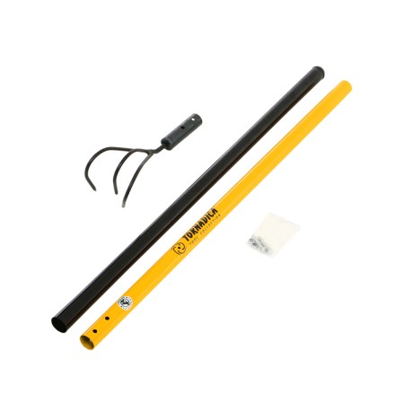 Looser, 3 teeth, steel, metal stalk, Tornadica-5
