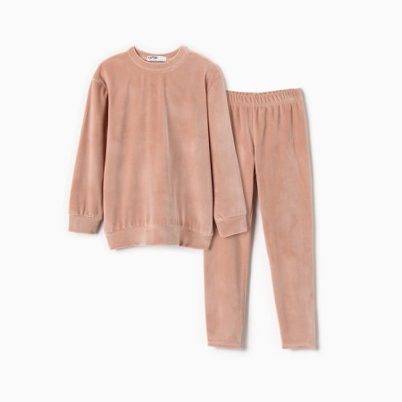 Kidsa (sweatshirt, leggings) KAFTAN PLUSHY R.36 (134-140), beige-4