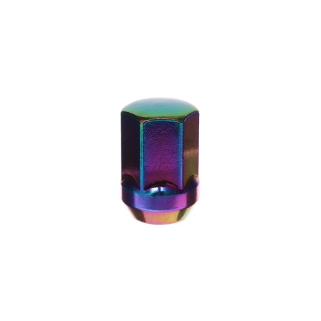 Wheel nut m12x1.5, height 35 mm, key 19 mm, rainbow titanium, packing 20 pcs-1