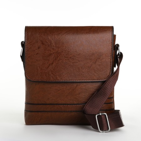 Male bag, brown color-1