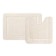 A set of mats for the bathroom IDDIS, 65x45 cm, 45x45 cm, microfiber, color light color