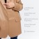 Women's jacket (eco-leather) minku: eco leather, beige color, size 42-44