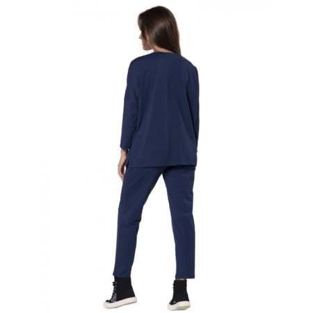 Female costume Kernel, size 44, blue color-4