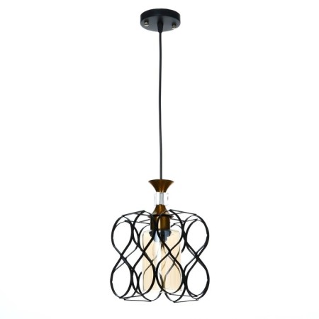 Bayerlux lamp "Infinity" E27 40W Black 15.5x15.5x18-118 cm