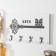 Decorative tree hooks "Carved key" 30x3x16.5 cm