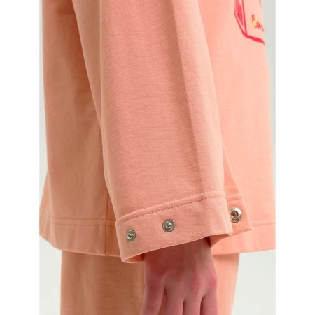 Sweatshirt for girls, height 146 cm, peach color-5