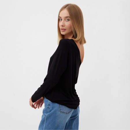 Jumper (Longsliv) on one shoulder female minku: Basic line color black, rr 48-5