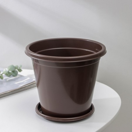 Pot with the Podon "Economy", 2 l, brown color-1