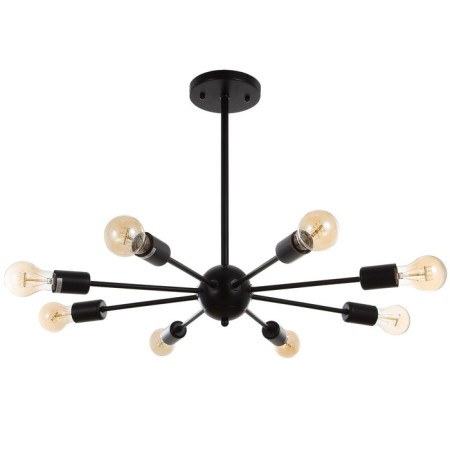 Armand chandelier 8x40W E27 Black 78x78x48cm Ritter