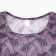 Female set (T -shirt, breeches), lilac color, size 56