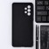 Innovation cover, for Samsung Galaxy A73, silicone, matte, black