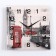 Watch wall, interior "London", 25 x 25 cm