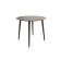 Dining table Scandil 2, 900 x 900 x 750, gray/wenge