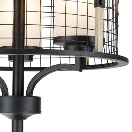 Floor lamp Indigo, 10014/3F Black. 3x40W, e27, 460x460x1680 mm, matte white color-3