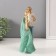 Souvenir Polystone "The couple holds hands" beige green 8x10x22 cm