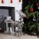 LED figure "Gray Deer" 44 × 65 × 15 cm, metal, textiles, AAX2 batteries (not in the kit), glow warm white