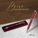 Ballic handle, gift, rotary, in a plastic case, burgundy with silver inserts, "original"