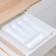 Tray for cutting devices sliding, white color