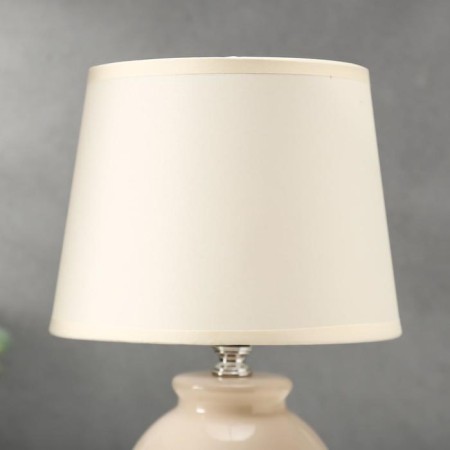 Table lamp 16144/1BG E14 40W Beige 17.5x17.5x27 cm Risalux-4
