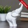 Figure "Elephant" White, 15x8x18cm
