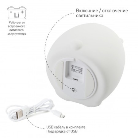 NLED-417-2W-W, LED 2W nightlight, white color-3