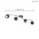 Bimeda 4x3W lamp LED Black 64x64cm