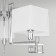 Alma chandelier, 5x40W E14, chromium color