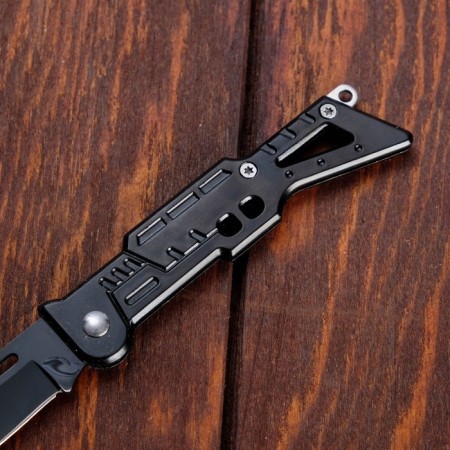 Folding “automatic” knife 16.6cm, blade 75mm/1mm, mix-3