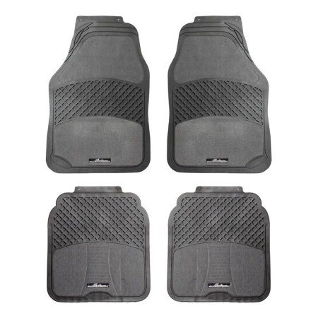 Car carpet carpet-ACM-RCM-03 car rugs, with pile inserts, gray/black, set 4 pcs-1