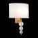 Wall lamp EVOLUCE. Sle105711-01. Ramer. 1x40 W, E14, 28x39 cm, brass color, transparent