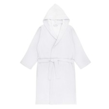 Waffle bathrobe Sofi de Marko naomi, with a hood, size S, white color