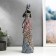 Polystone souvenir "African with a baby in an outfit under the zebra" 43.5x8x11.5 cm