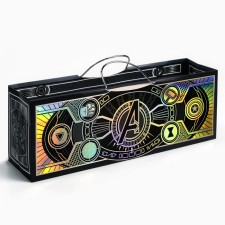 A package for a bottle of embossing 