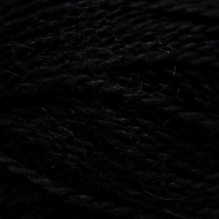 Yarn "village" 100% wool 250m/100g (02-black)-7