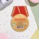 Postcard-Shildik "February 23" Golden Medal, 8.5x11 cm