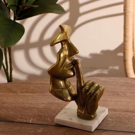 Абстракция "Маска" алюминий 27 см-1