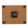 Carty clock is wall, series: city, "Lastochkino Nest", smooth move, 20 x 26 cm